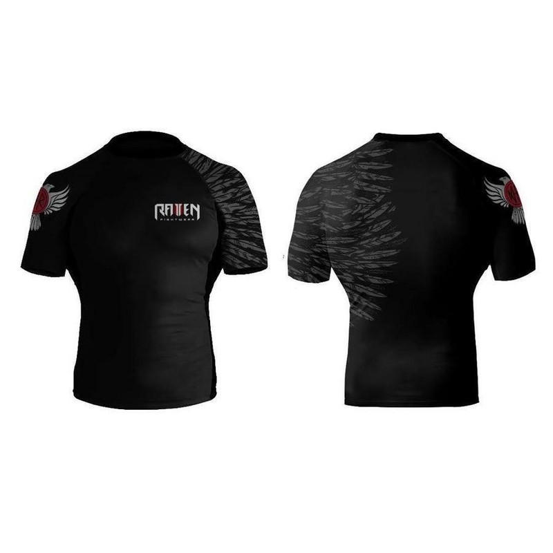 Raven Fightwear Aerial Assault BJJ Men's Short Sleeve Rashguard Various Colours gallery