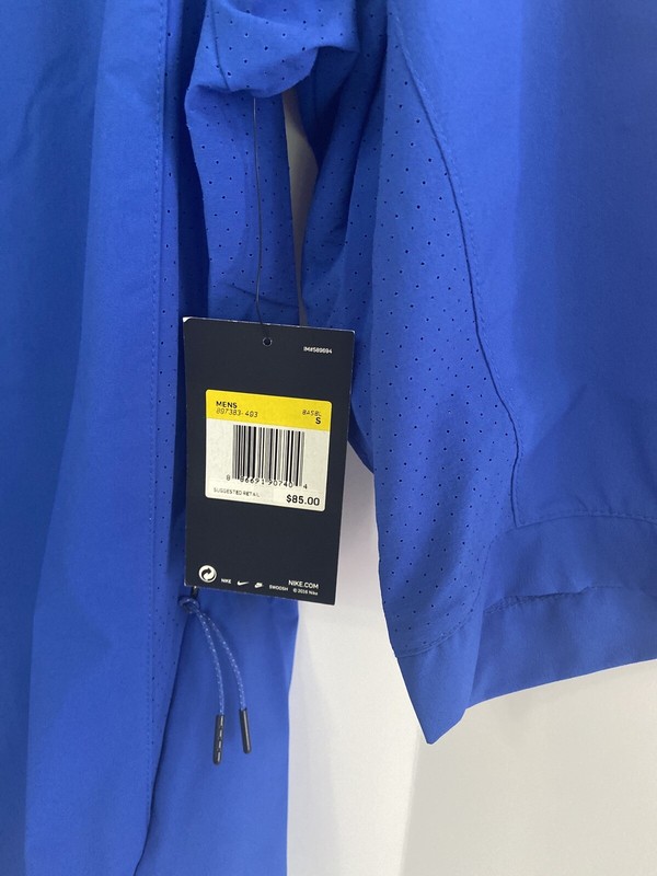 Nike MLB 897383 Baseball Jacket 3/4 Sleeve Cage Jacket Royal Blue S NWT $85 gallery