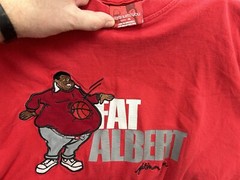 Vintage FUBU Platinum Fat Albert Basketball Shirt Size XL 90s
