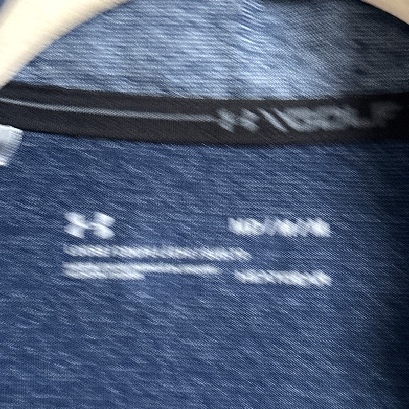 Under Armour Pullover M Blue 1/4 Zip Playoff 2.0 In His Grip Golf Performance gallery