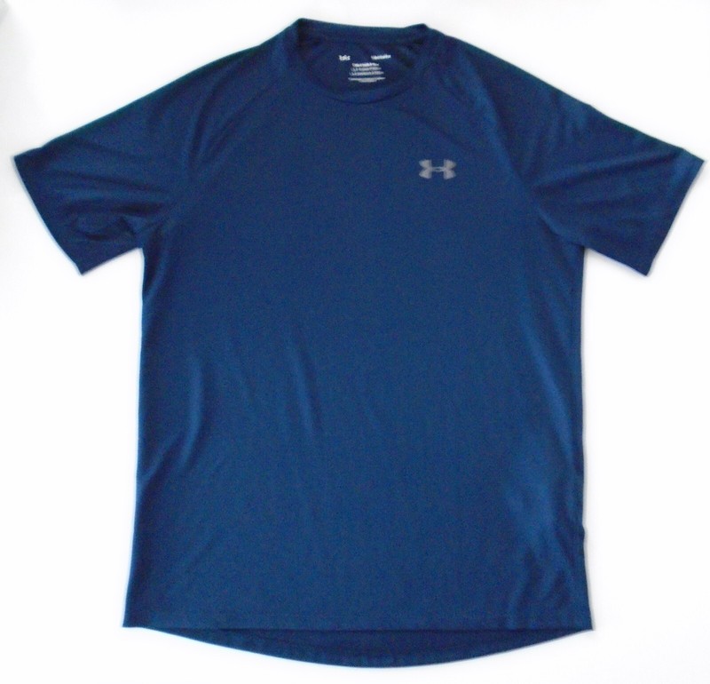 Under Armour Men M Tech 2.0 Shortsleeve T-shirt 1326413/408 Academy/Graphite EUC gallery