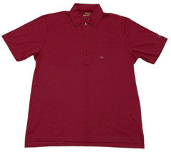 IZOD Perform X NEW Mens Cool FX Snap Fashion Polo Shirt Raspberry Medium $88