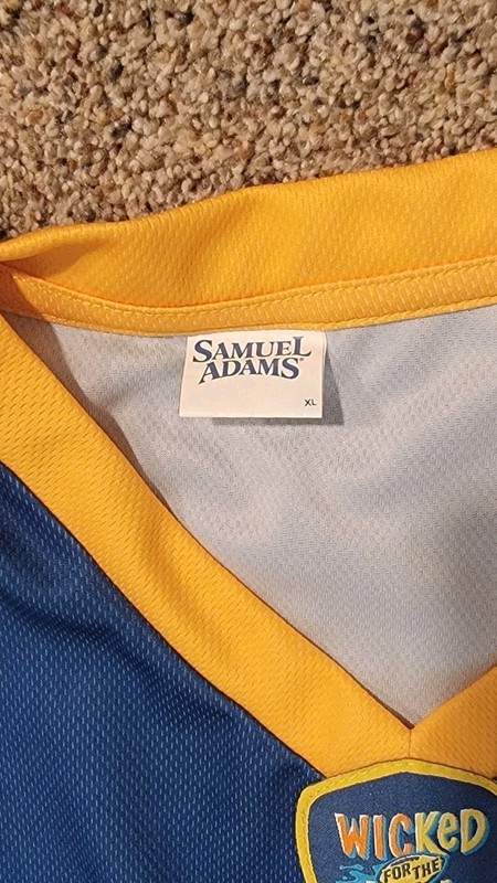 Samuel Adams Beer #84 Wicked for the Win Promotional Football Jersey Shirt XL gallery