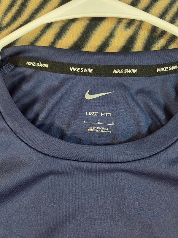 Nike Swim Men's Essential Dri-FIT UV UPF 40+ Short Sleeve Hydroguard T-Shirt gallery