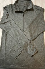 MEN’S BULA PULLOVER 1/4 ZIP GRAY LARGE