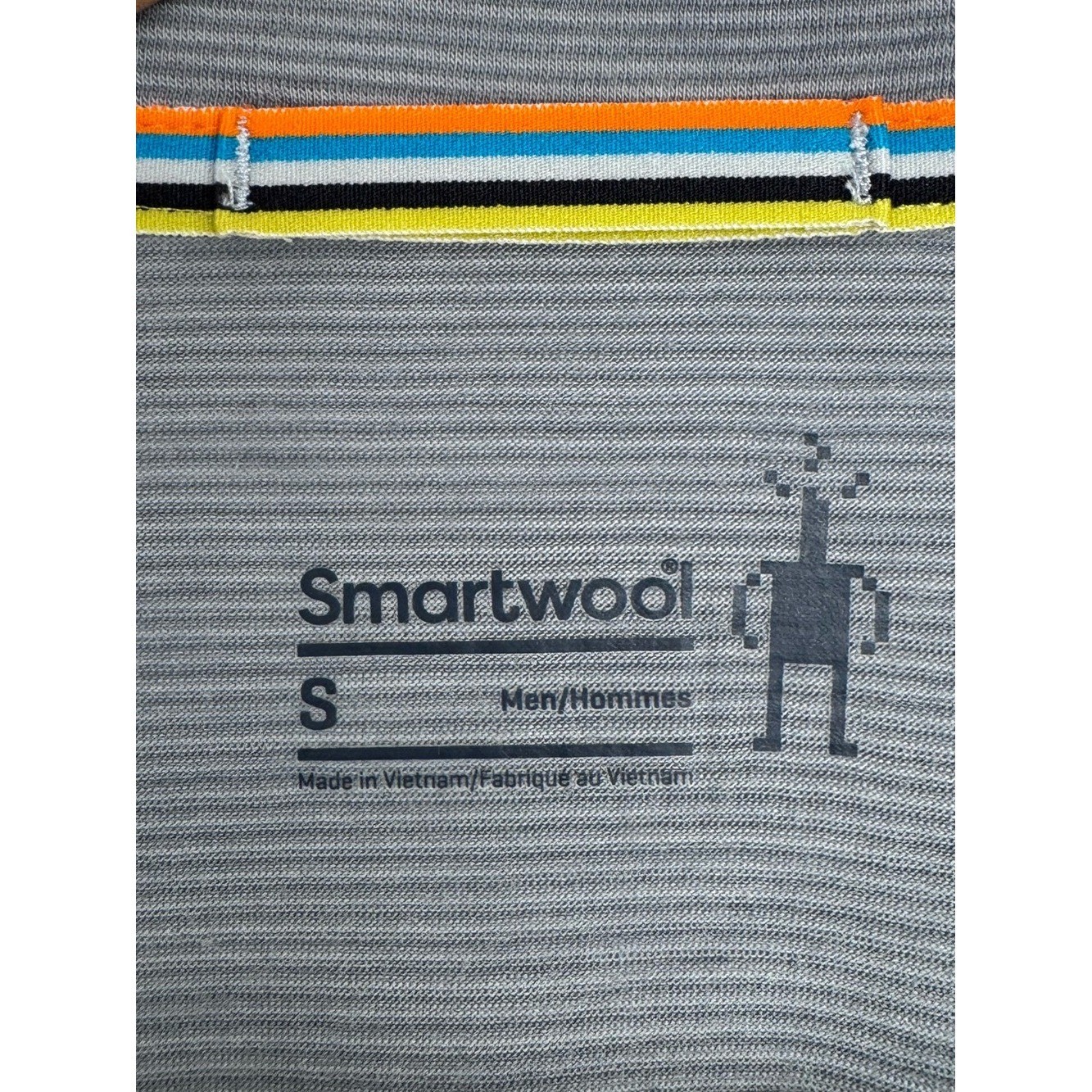 Smartwool Men Merino Wool Baselayer Grey Long Sleeve Top Size Small gallery