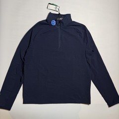RLX Ralph Lauren Pullover Mens Medium Navy 1/4 Zip Golf Lightweight Shirt New