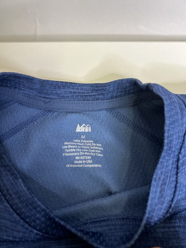 REI Co-op Navy Blue Lightweight Long Sleeve Hiking Shirt - Size Medium gallery
