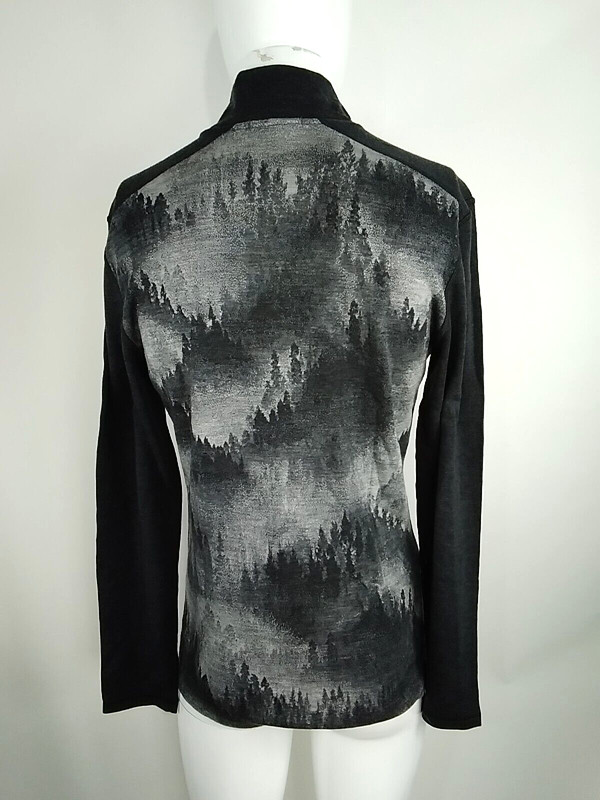 SmartWool Men Classic Thermal Merino Baselayer Zip Top Charcoal Medium 16355-P20 gallery