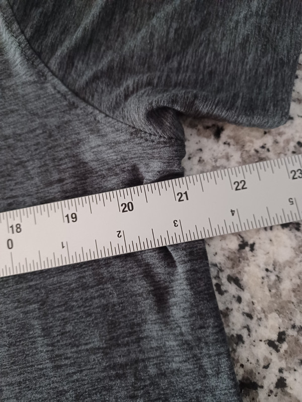 Mens Large Tech Tee Gray Performance Shirt Base Layer Stretch Legend Apparel gallery