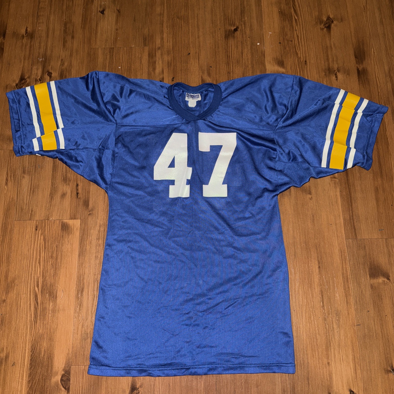Vintage High School Football #47 Jersey 80s 70s Size Medium USA Made gallery