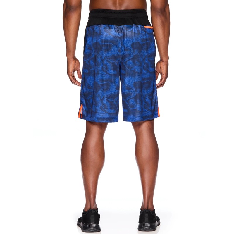 And 1/Athletic Works Mens 2 Pc Activewear Blue Basketball Shorts /Black Top Sz L gallery