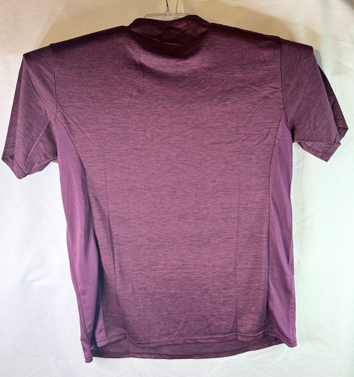 Men's Large Red with Breathable insert Crew Neck DryFit Gym T-Shirt Brand New gallery