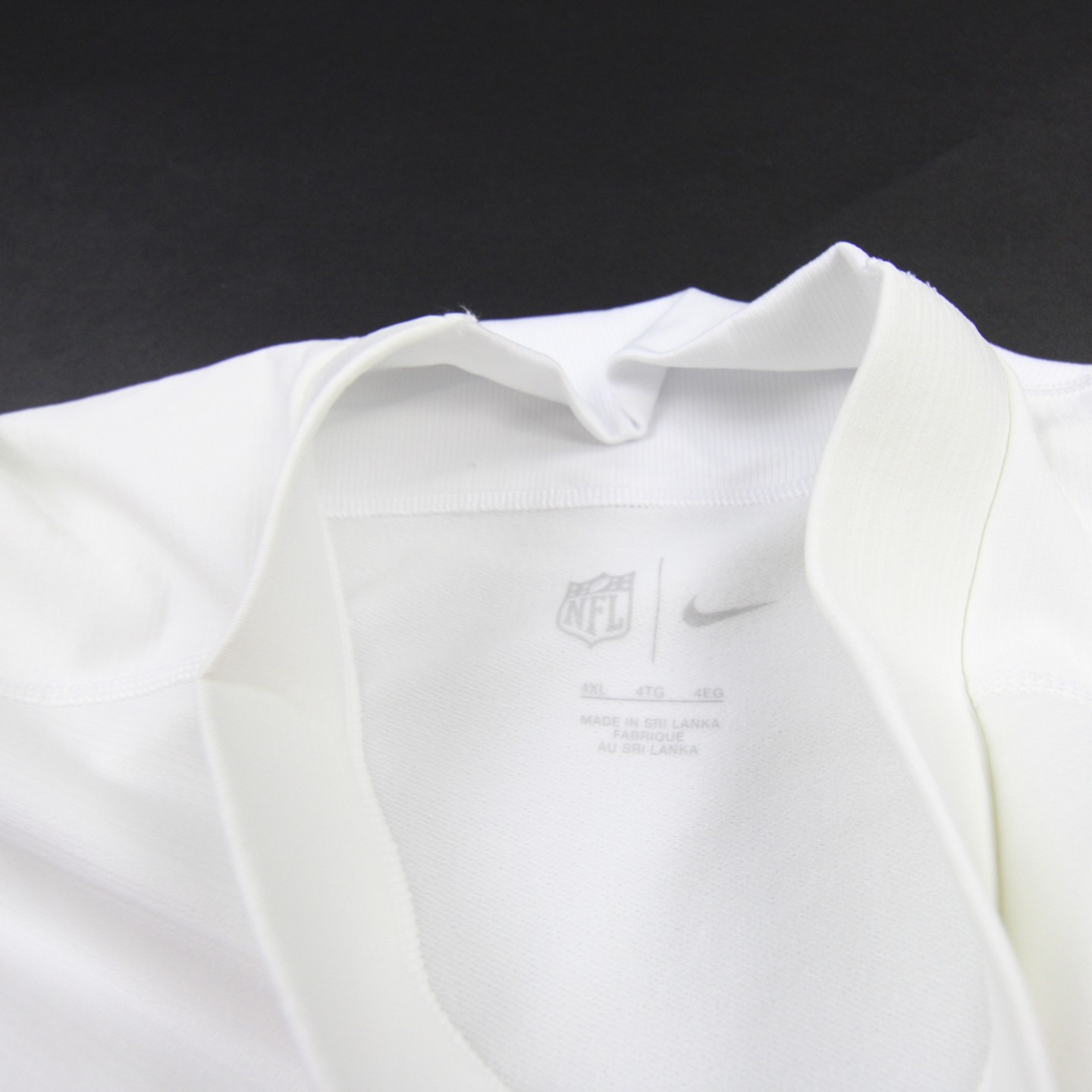 Nike NFL On Field Dri-Fit Compression Top Men's White Used 4XL gallery