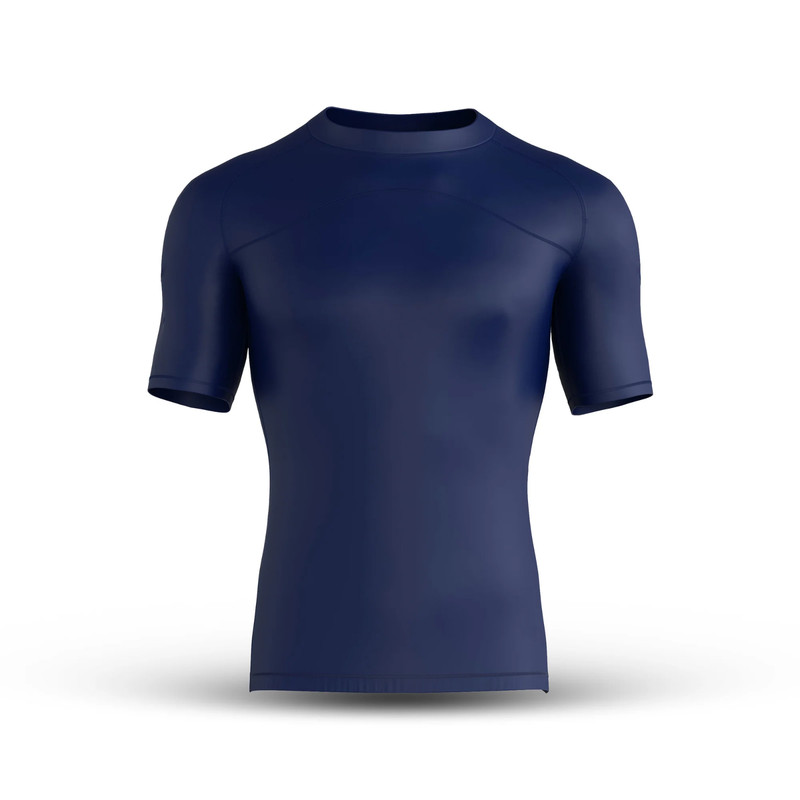 HMX Mens Compression Armour Base Layer Top Short Sleeve Thermal Gym Sports Shirt gallery