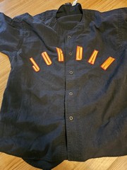 Vintage Air Jordan Button Up Jersey Nike 1990’s Baseball Jersey Mens Size 2XL