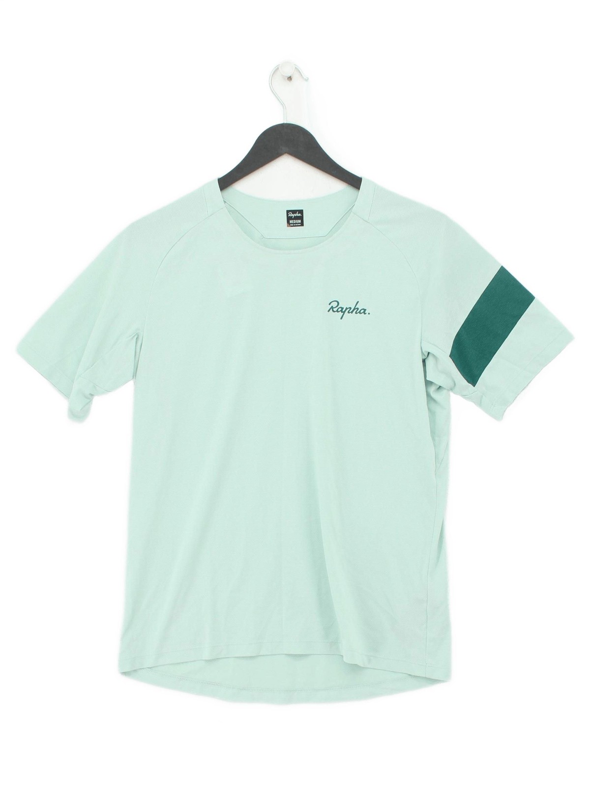 Rapha Men's T-Shirt M Green 100% Polyester Round Neck Basic gallery