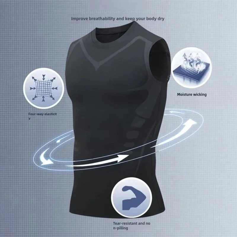 Evolv-Off Compression Shirt V-Boost 2026 New Version Ionic Shaping Sleeveless gallery