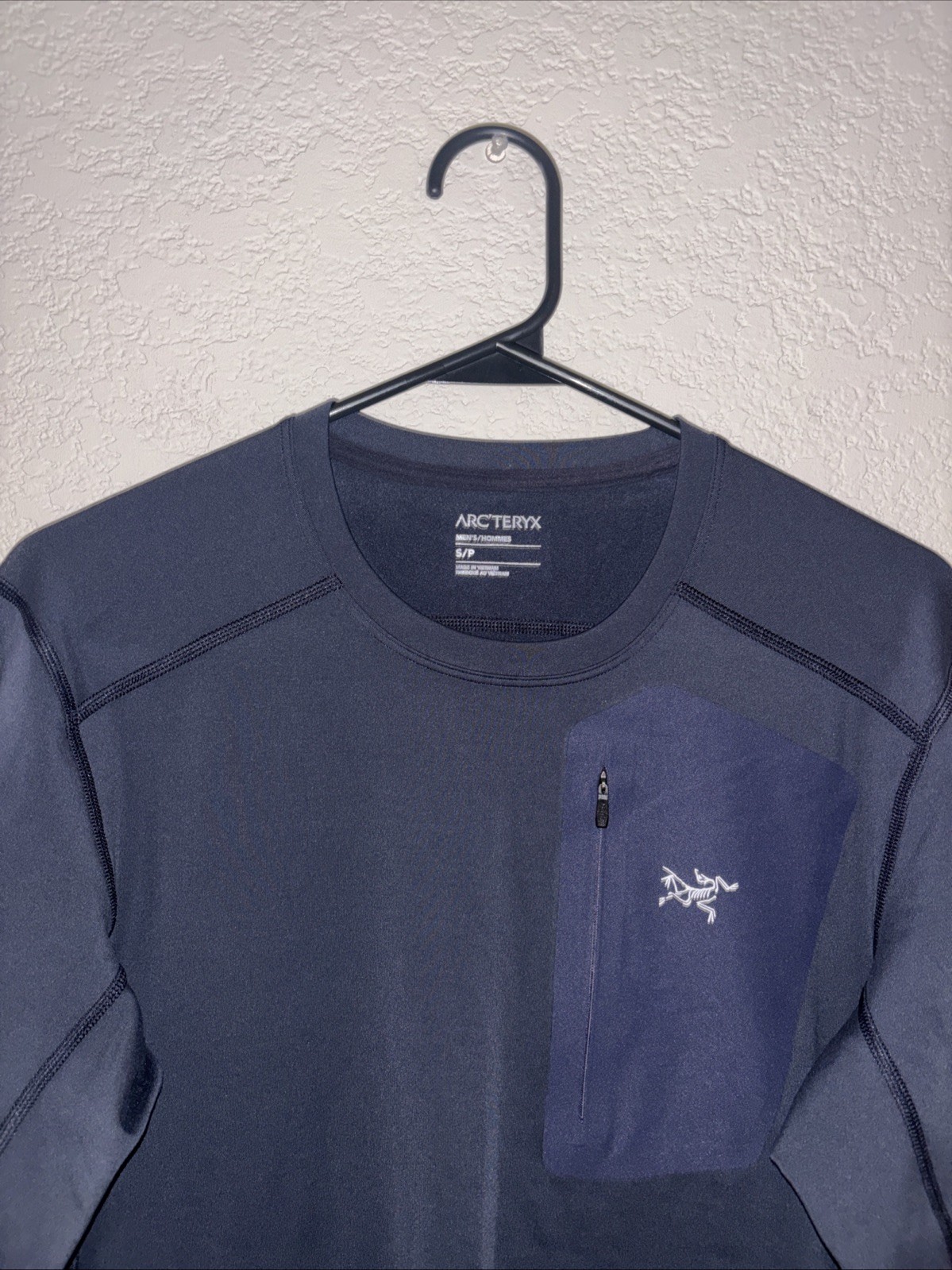 Arc'teryx Rho LT Crew Neck Base Layer - Men's Small - Black Sapphire Color NWT gallery