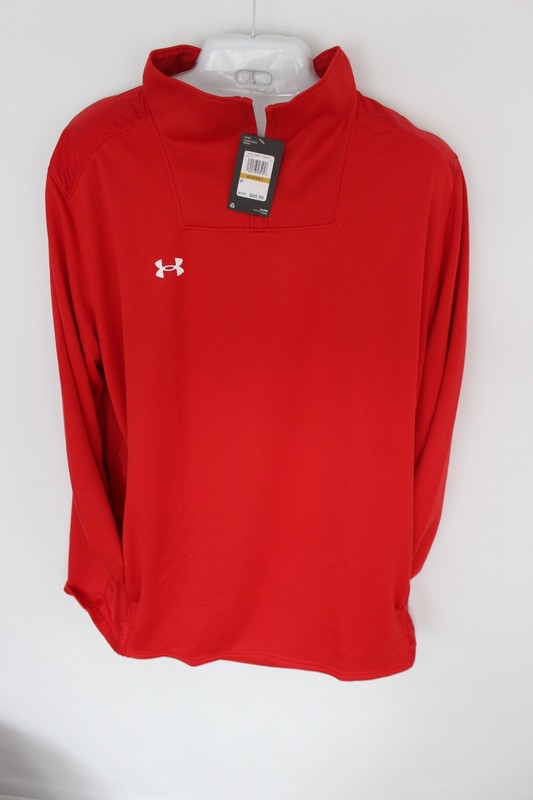UNDER ARMOUR UA Motivate 2.0 Command RED 1/4 Zip Pullover TOP SZ: 4XL 4X NWT gallery