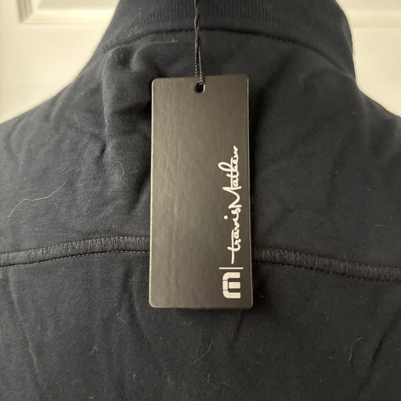 Men's L Travis Matthew NEWPORT Quarter 1/4 Zip Fleece Lined NWT gallery