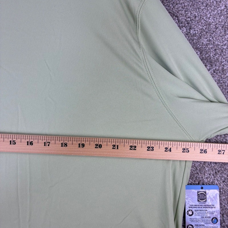 Vapor Apparel UPF 50+ Performance Long Sleeve Shirt Men XL Green Fishing Outdoor gallery