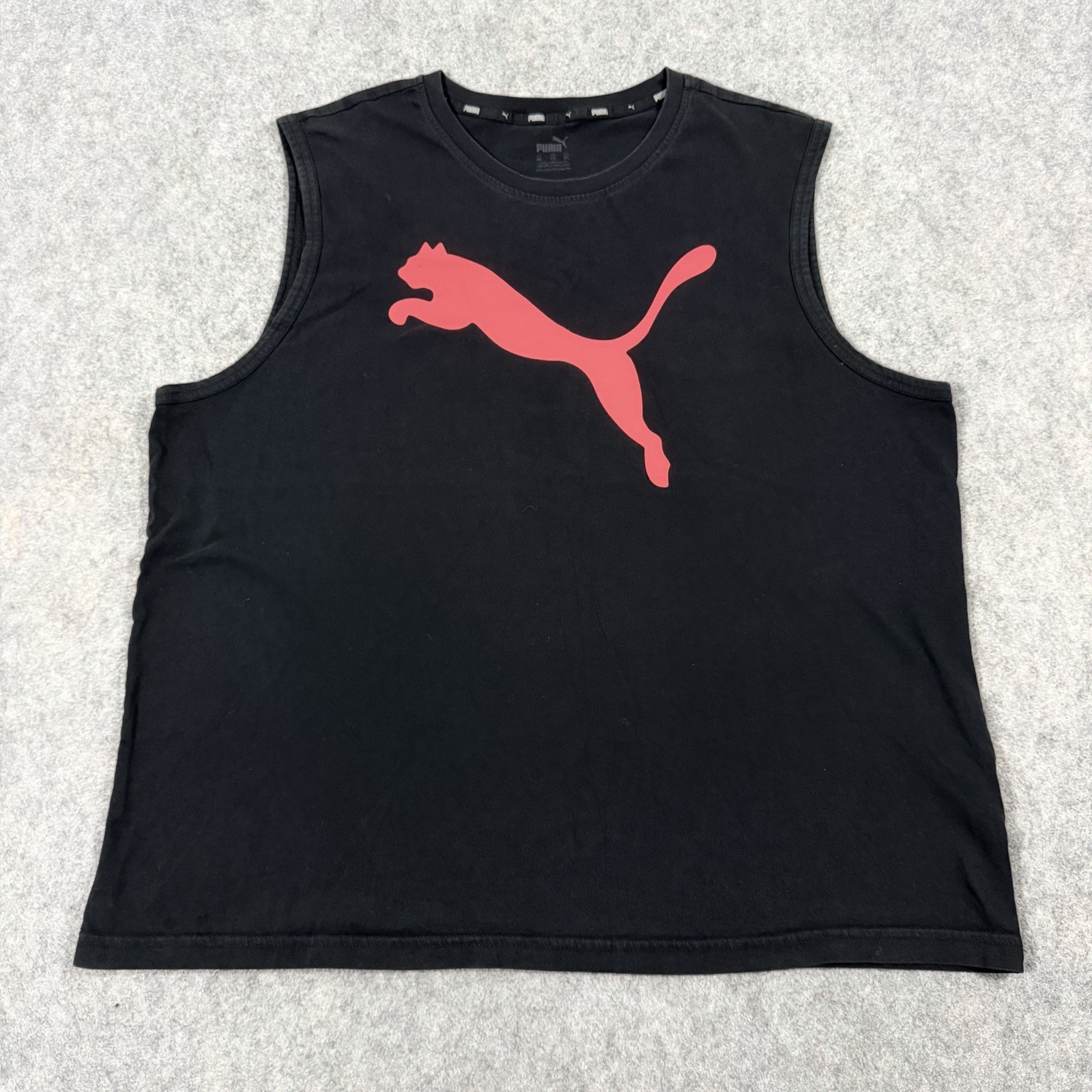 Puma Activewear Pullover Outdoor Sleeveless Tank Top Fits Men's Size XXL Black gallery