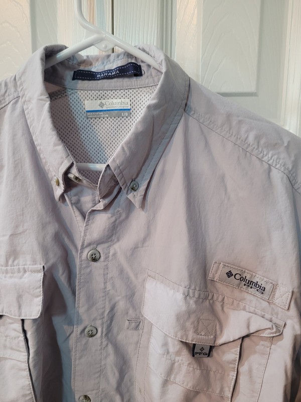Lot of 3 shirts L Columbia PFG MENS 1 LONG/ 2 Short SLEEVE FISHING SHIRTS gallery