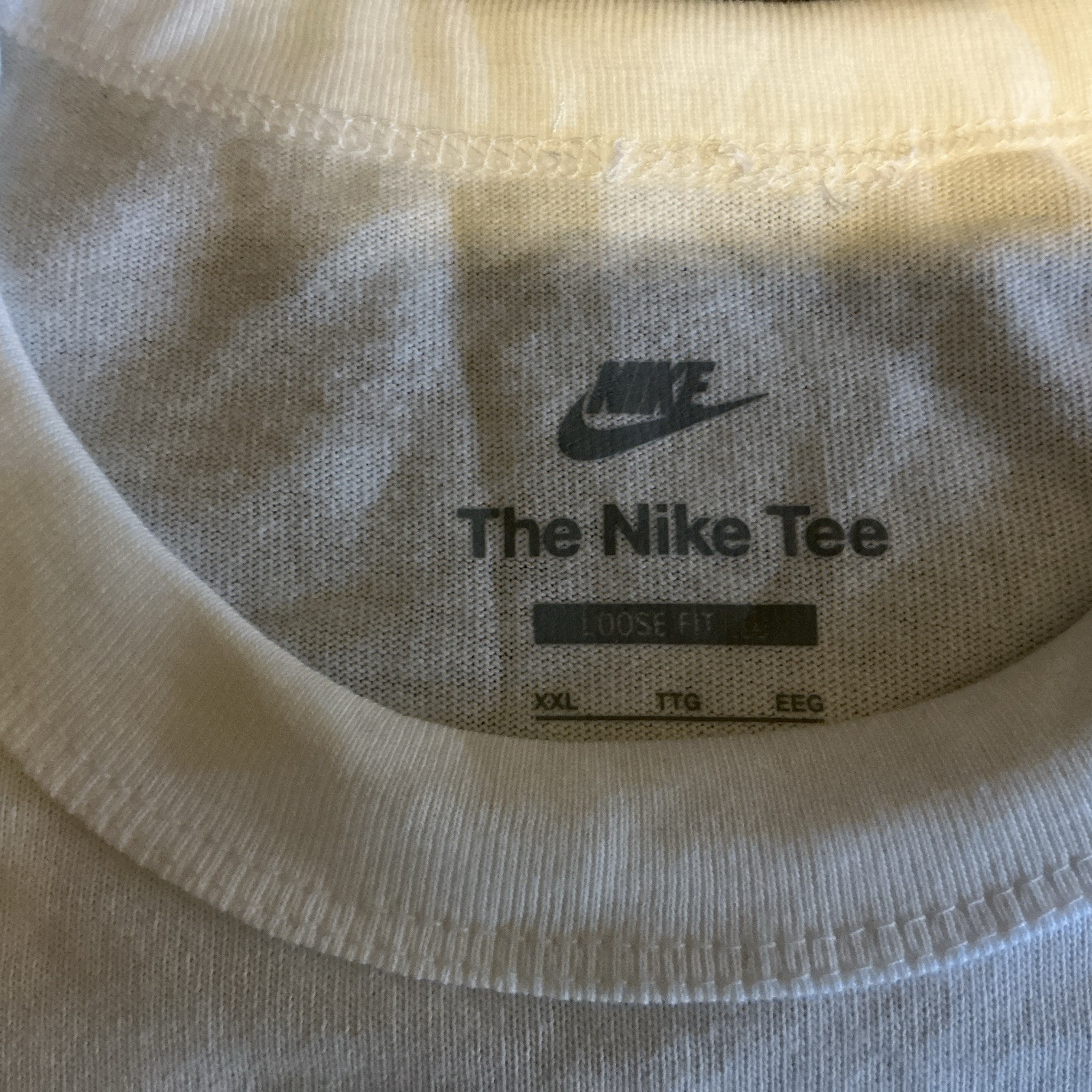 Nike Loose Fit White Heavy Weight T Shirt Size XXL gallery
