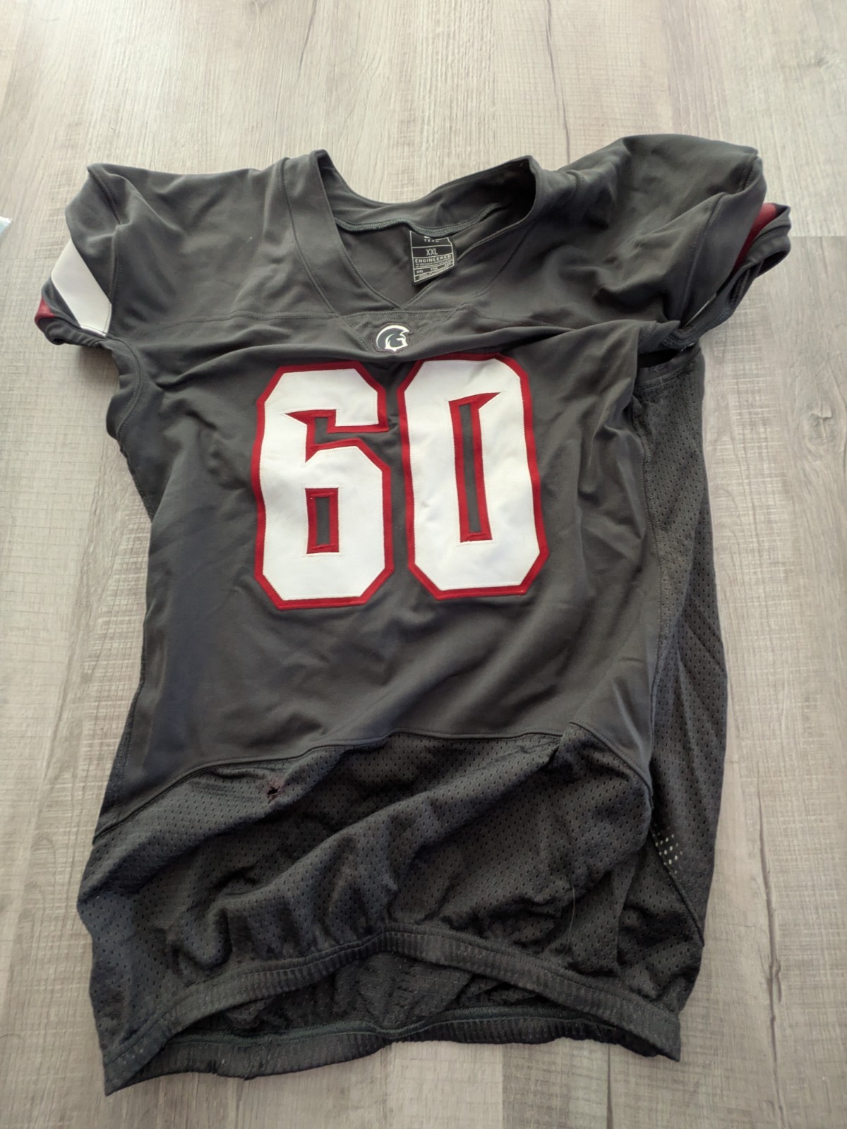 Nike Gray Red White Jersey Practice Jersey Mens XXL football See Details gallery