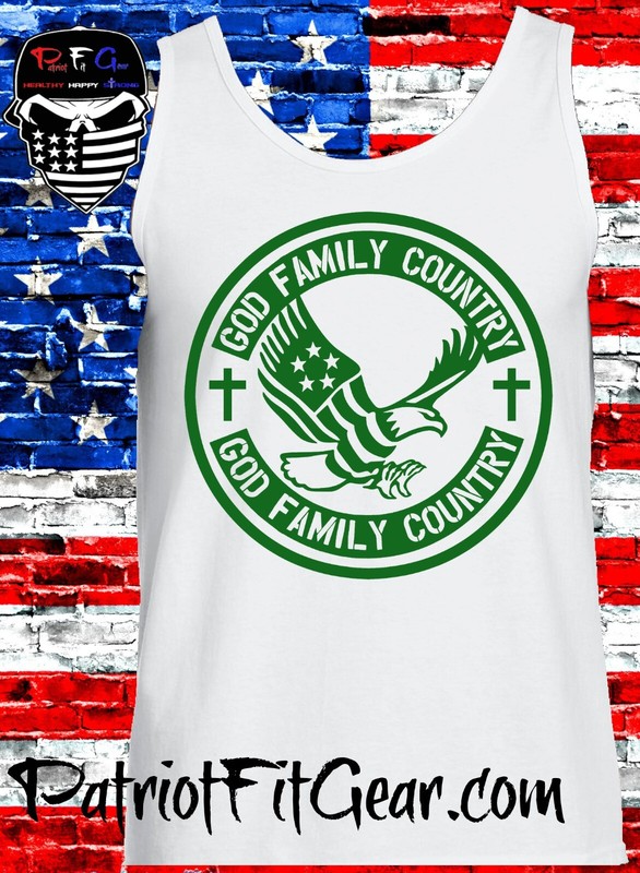 Tank top,God Family Country,In God We Trust,Faith Family Freedom,Eagle,t-shirt gallery