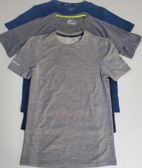 Lot of 3 Workout Shirts Athletic Shirts Short Sleeve Mens Size Small