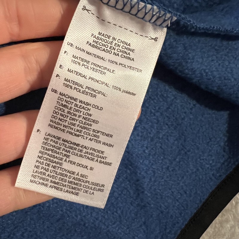 Adidas Adi Perform Golf Pullover Mens XL Blue 1/4 Zip Mock Neck Fleece gallery