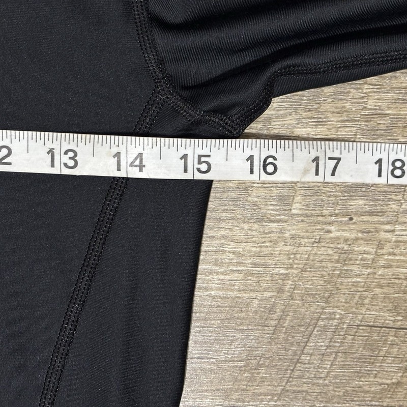 Under Armour Mock Turtleneck Compression Shirt Men’s M BLACK Long Sleeve Thick gallery