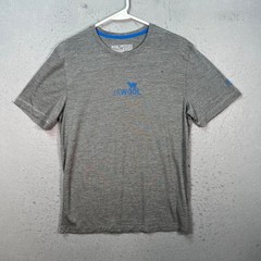 Ortovox Mens Medium Gray Merino Wool Blend Jawool T-Shirt