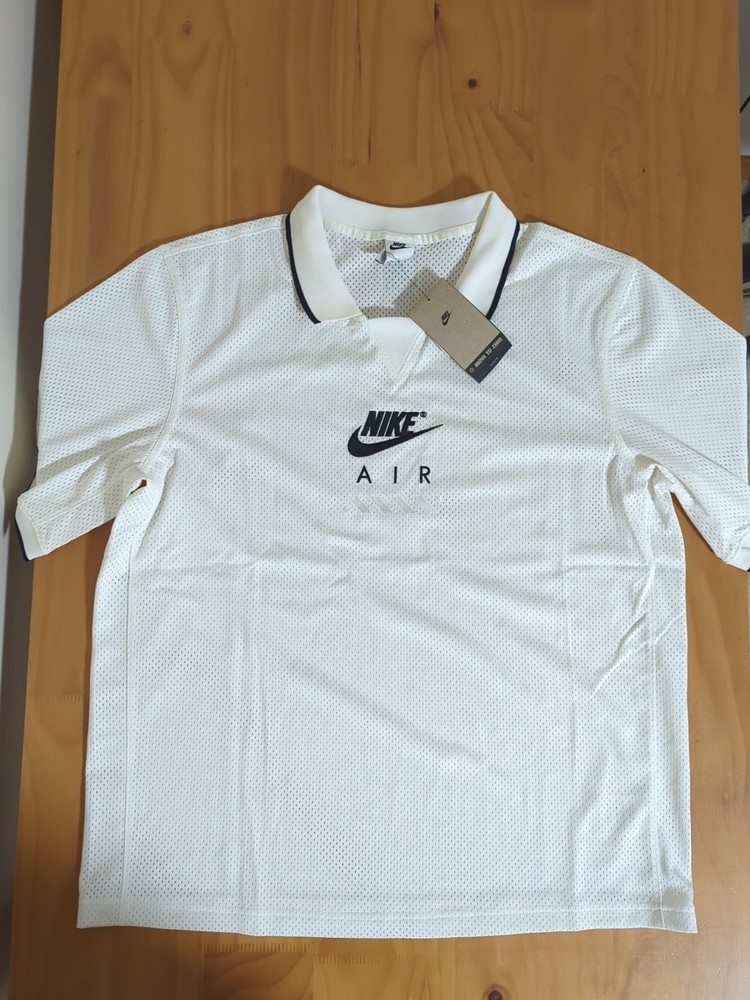 Nike Air Oversized Men's Polo Lifestyle Jersey Large L Streetwear New NWT HJ0303