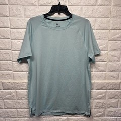 All In Motion Men’s Short Sleeve Soft Gym T-shirt Sz M Athletic Blue Dri Fit EUC