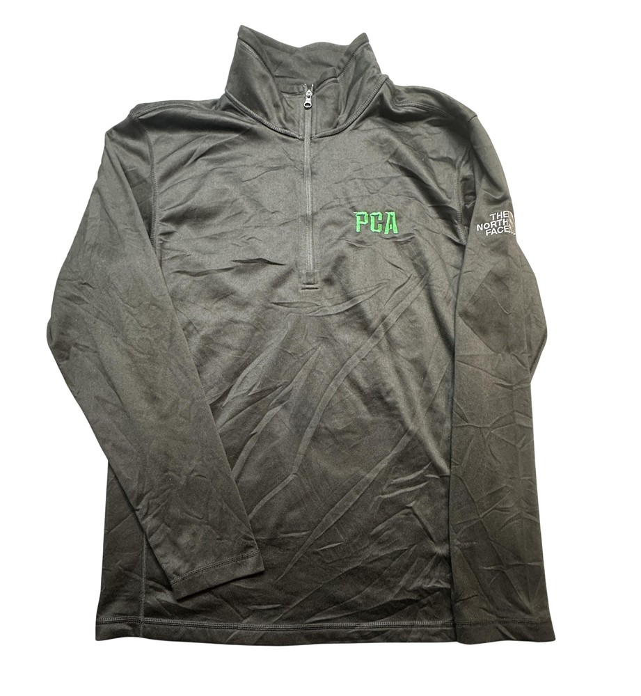 The North Face Pullover Mens Medium Black Quarter Zip PCA Performance NF0A3LHB