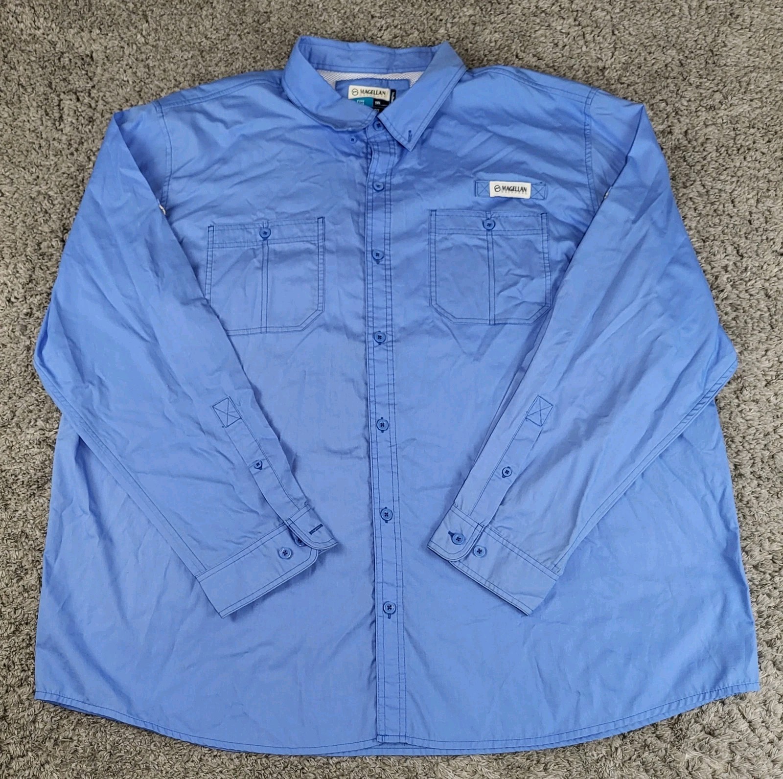 Magellan Outdoors Fish Gear Men's 3XL Loose Fit Fishing Athletic MagShield Shirt gallery