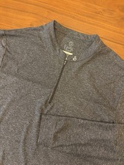 Swannies Golf 1/4 Zip Pullover Mens 2XL Blade Collar Gray Performance Stretch
