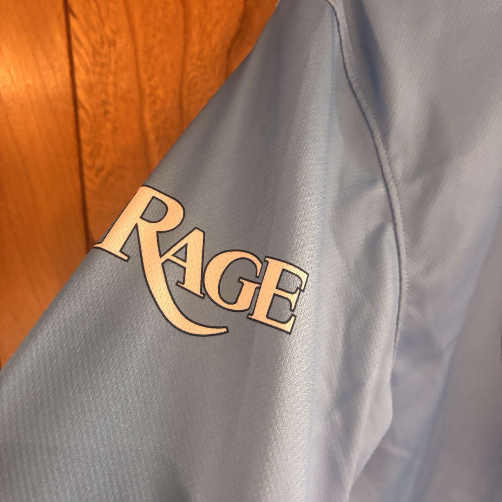 Under Armour Connecticut Rage #97 Baseball Jersey Men’s MD Blue Button Front USA gallery