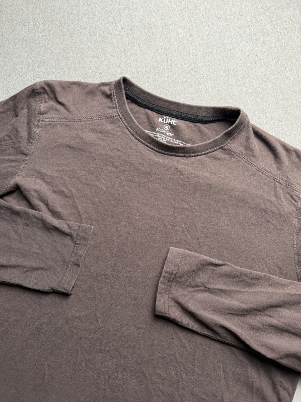 Kuhl Shirt Mens M Brown Wildfibre Long Sleeve Organic Cotton Outdoors gallery