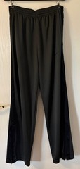 Nike Dry-Fit SIZE MED- dark gray athlete/running pants with black stripe- G0117