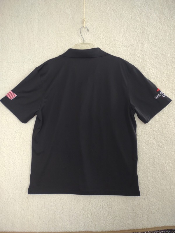 Fastrax Pro Skydiving Team On Time, On Target Polo Shirt Men's Large Black USA gallery