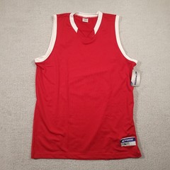 Champro Adult Large Jersey DRI-GEAR Basketball Sleeveless Sports Red White