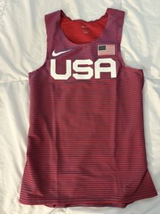 Nike 2023 Team USA Track & Field Singlet Top Red XS AO8669-602 RARE Pro Olympics