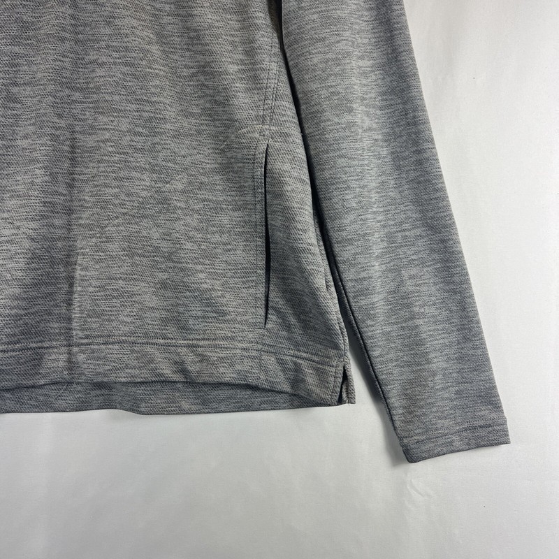 Black Clover Gray Titos Logo 1/4 Zip Long Sleeve Collared Pullover Men's Size S gallery
