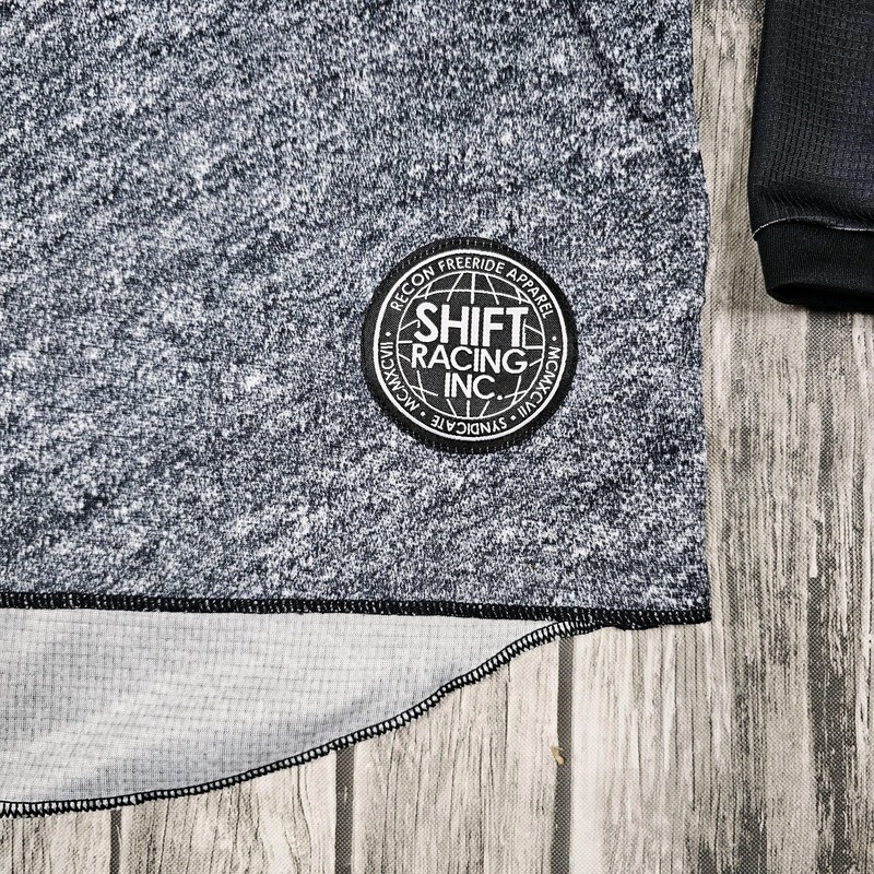 Shift MX Shirt Mens M Gray Ride Club Long Sleeve V-Neck Polyester Jersey gallery