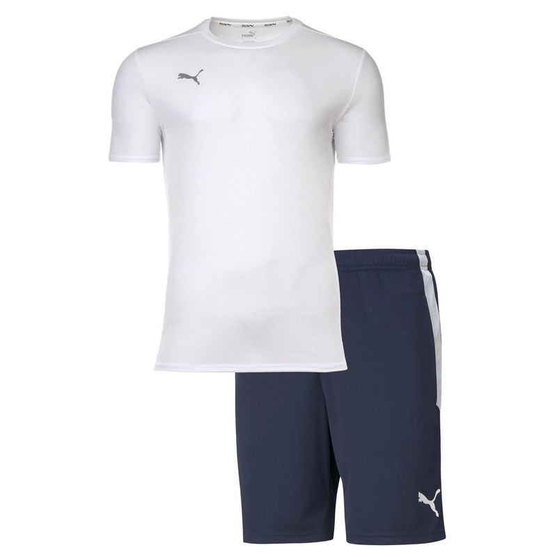 Puma Men's Finisher Set - Training Shorts Short, Functional Shirt Crew Neck Plain... gallery