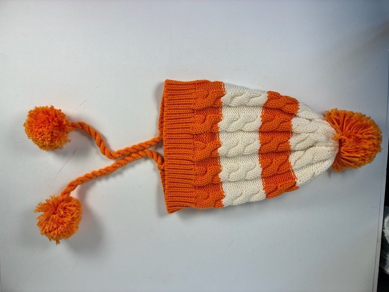 Adidas Tennessee Volunteers NCAA Cable Knit Pom Beanie Hat gallery